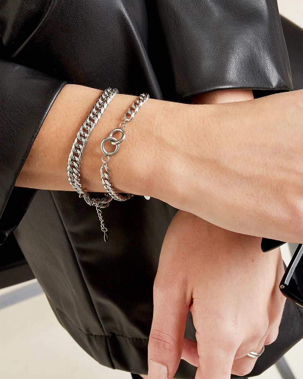 Schakelarmband - Goud