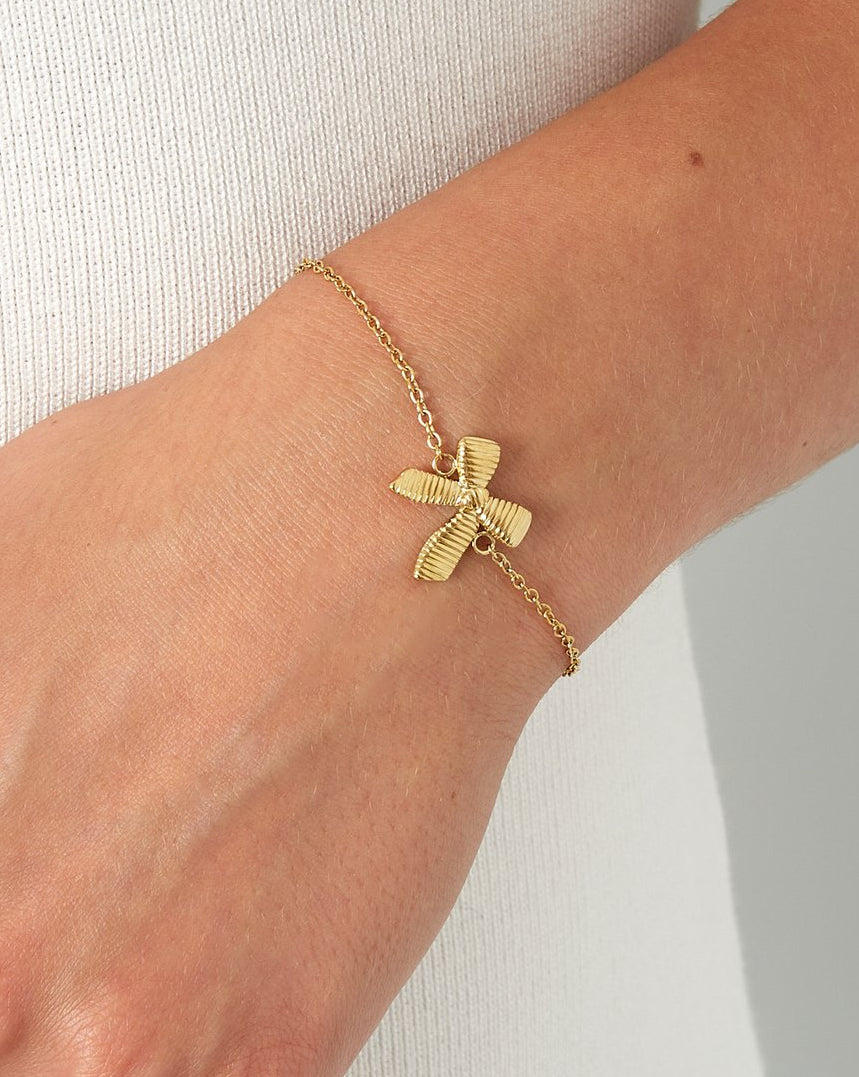 Strikjes Armband - Zilver