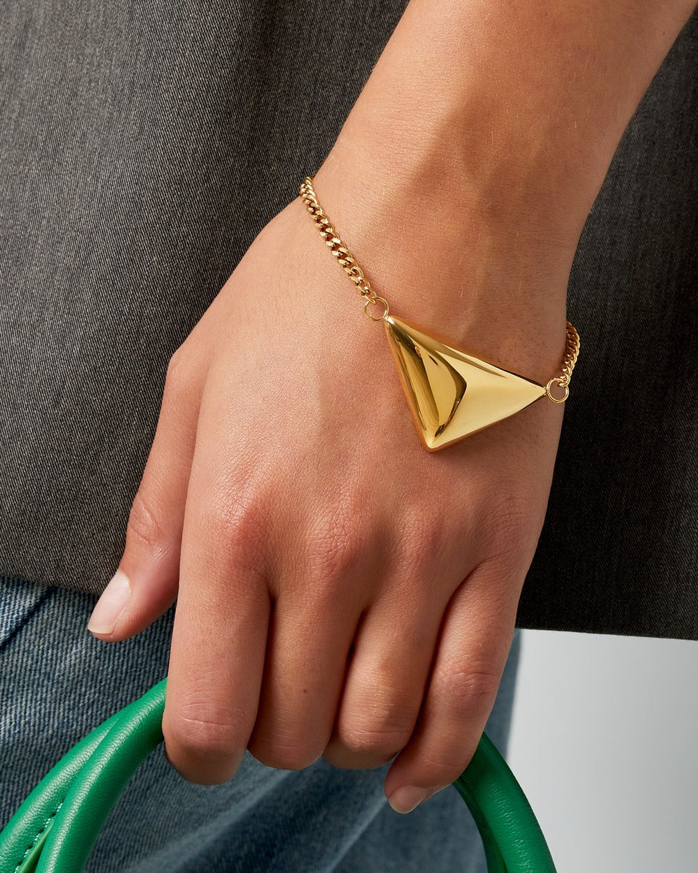 Driehoek Armband - Zilver
