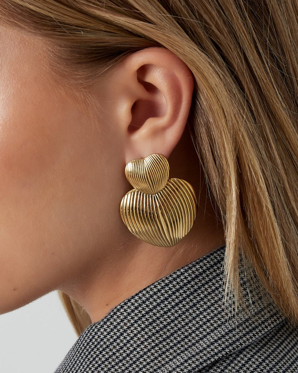 Billy Heart Oorbellen - Zilver