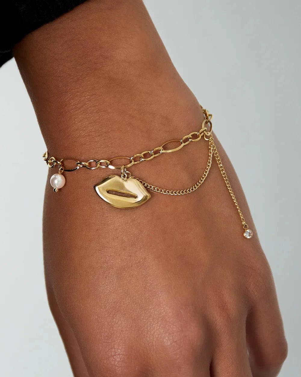 Kusjes Armband - Zilver