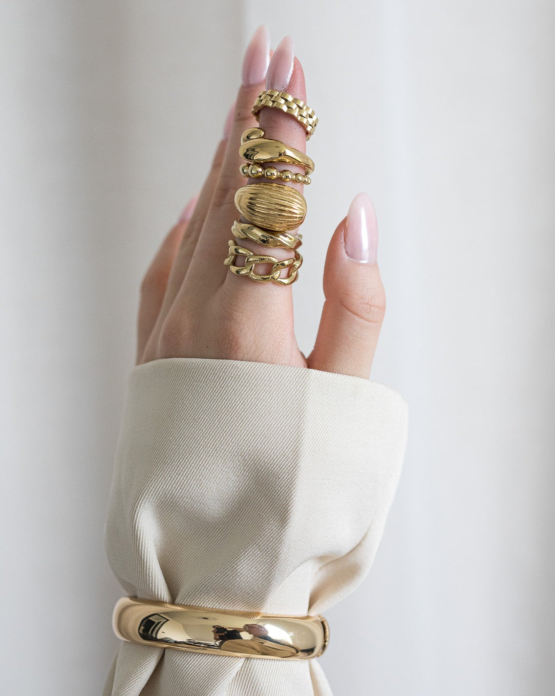 Donna Knot Ring - Goud