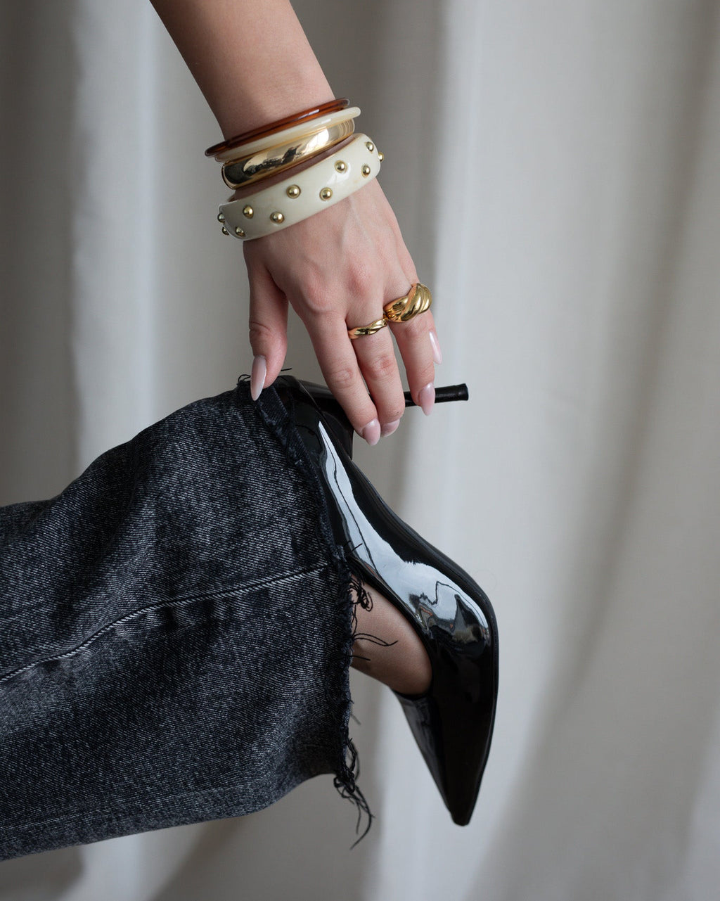 Yara Armband Bangle - Wit