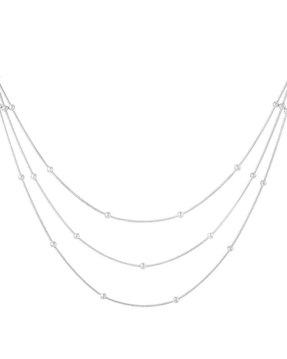 Twist Ketting - Zilver
