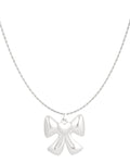 Strikjes Ketting - Zilver