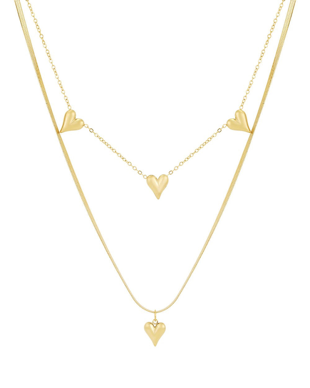 Anne Heart Ketting - Goud