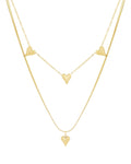 Anne Heart Ketting - Goud