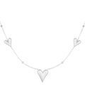 Three Heart Ketting - Zilver