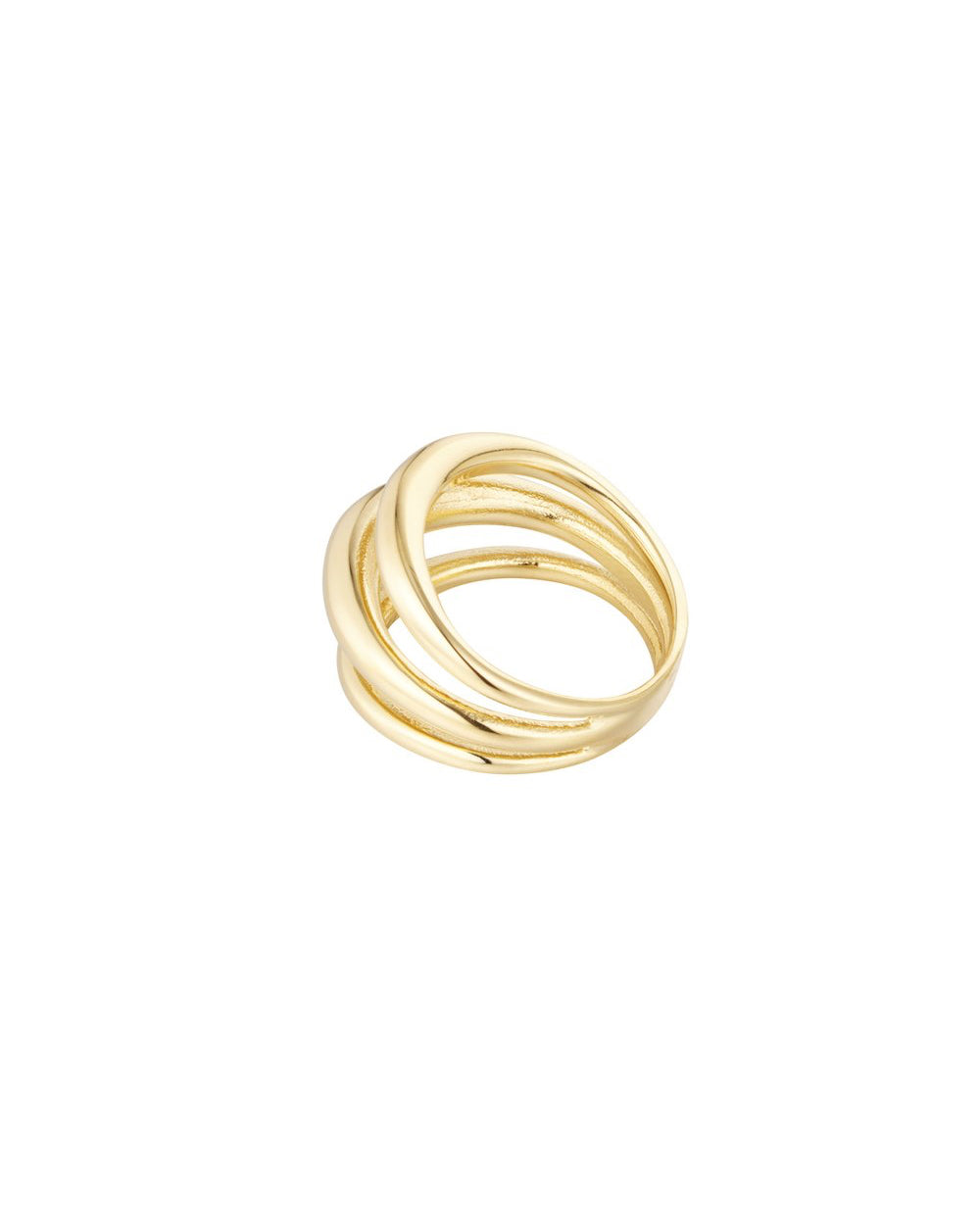 Drie lagen Ring - Goud