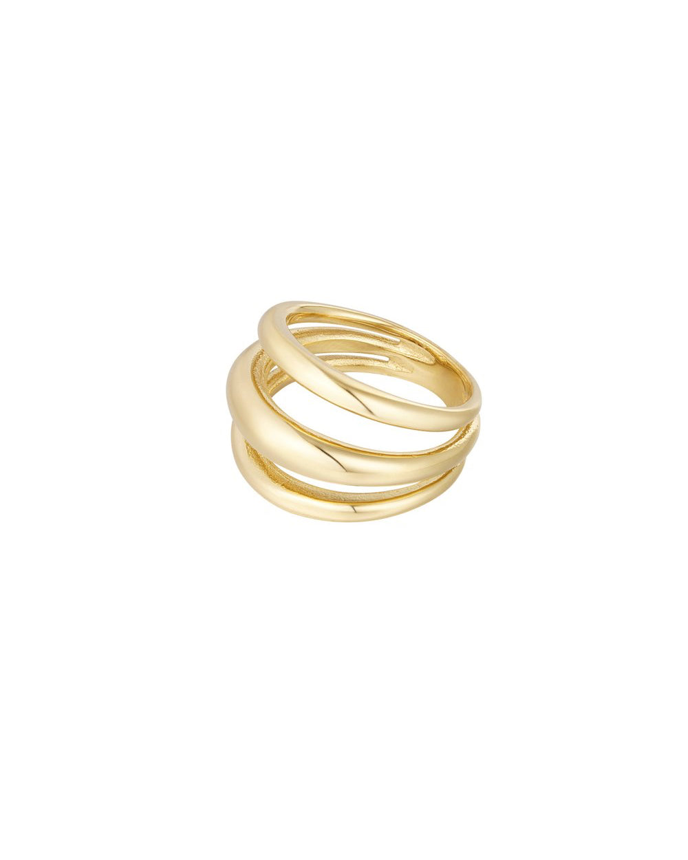 Drie lagen Ring - Goud