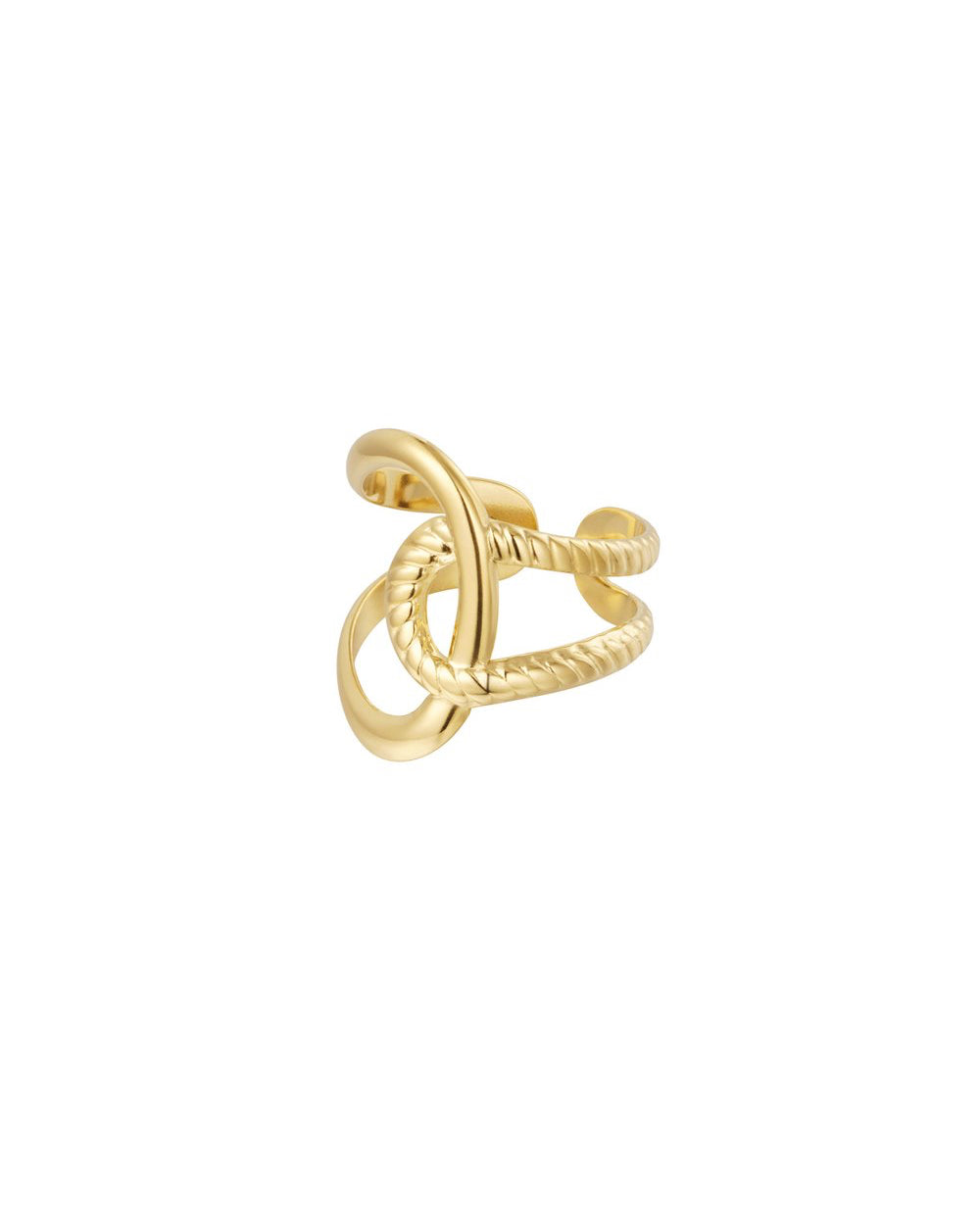 Asymmetrische Ring - Goud