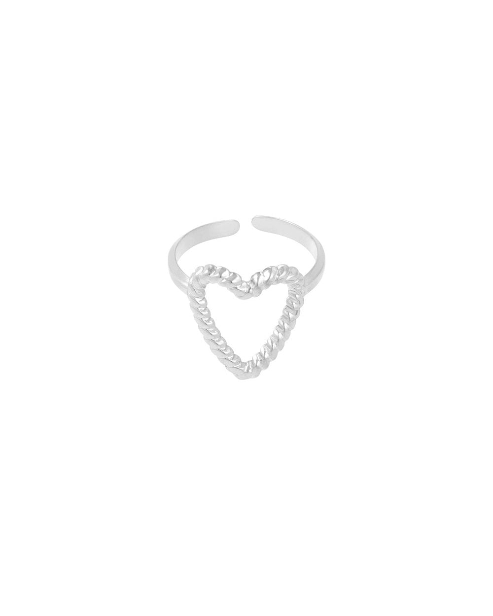 Open Heart Ring - Zilver