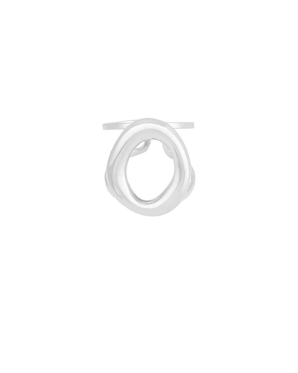 Olivia Dubbele Ring - Zilver