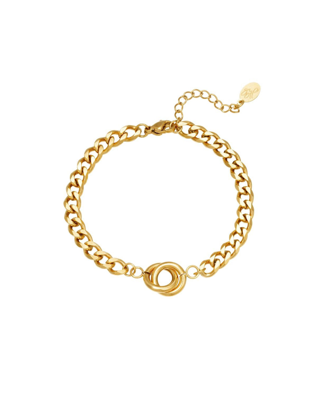 Schakelarmband - Goud