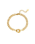 Schakelarmband - Goud