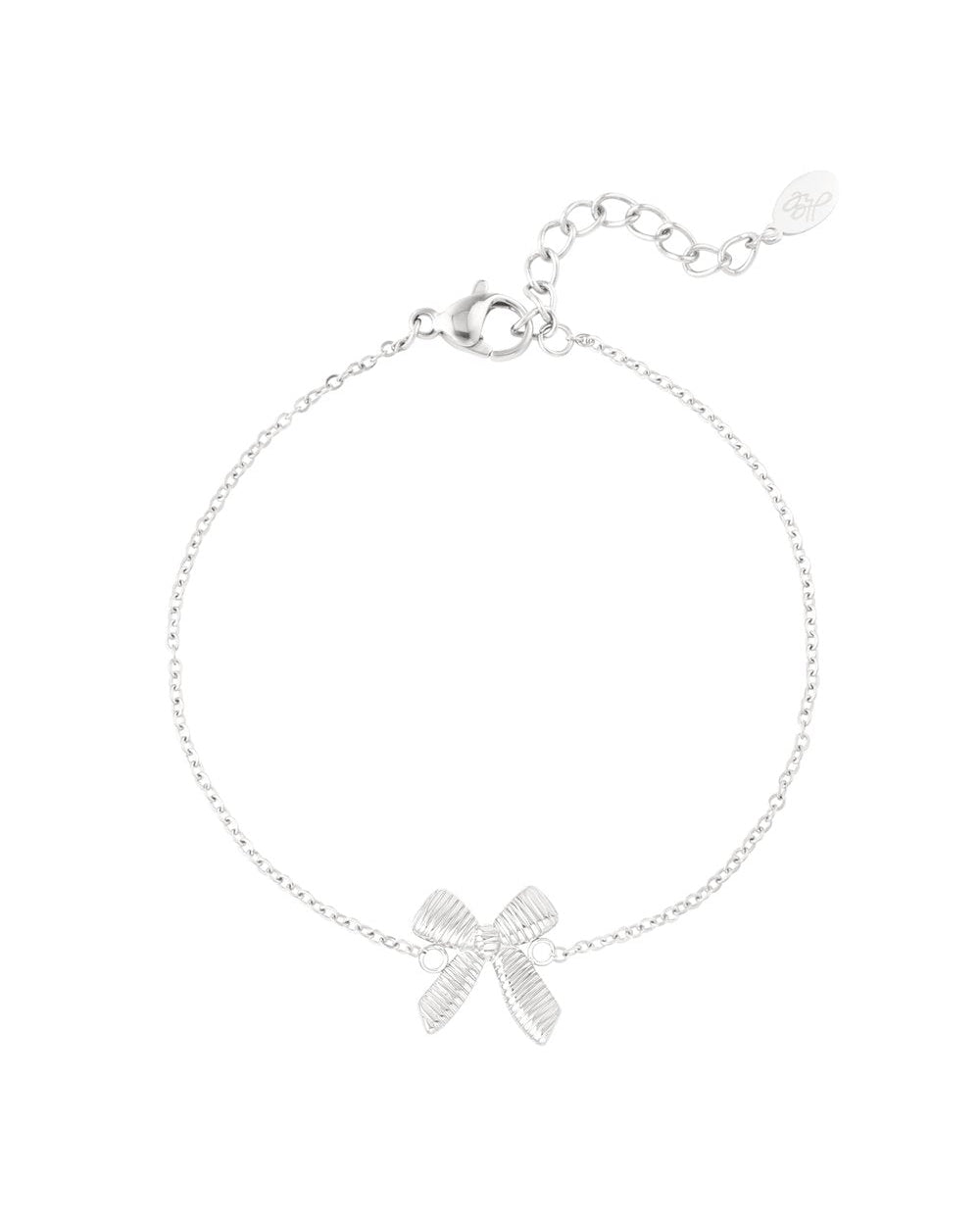 Strikjes Armband - Zilver