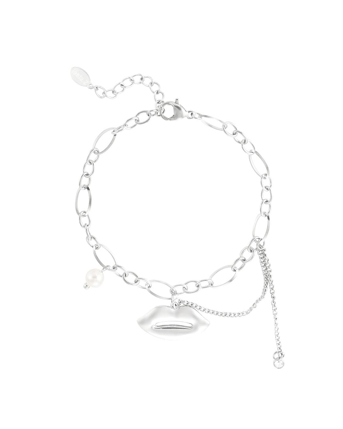 Kusjes Armband - Zilver