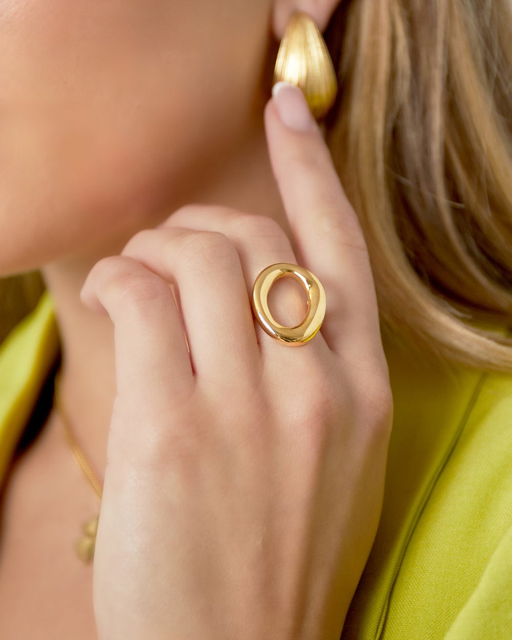 Laura Circle Ring - Goud