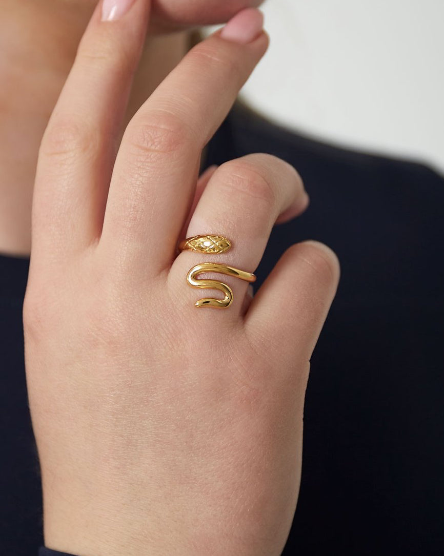 Snake Ring - Goud