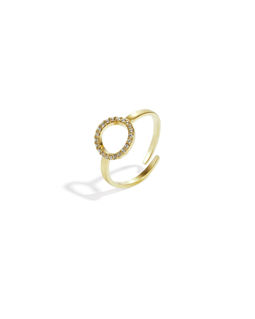 Loreen Circle Ring - Goud