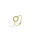 Loreen Circle Ring - Goud