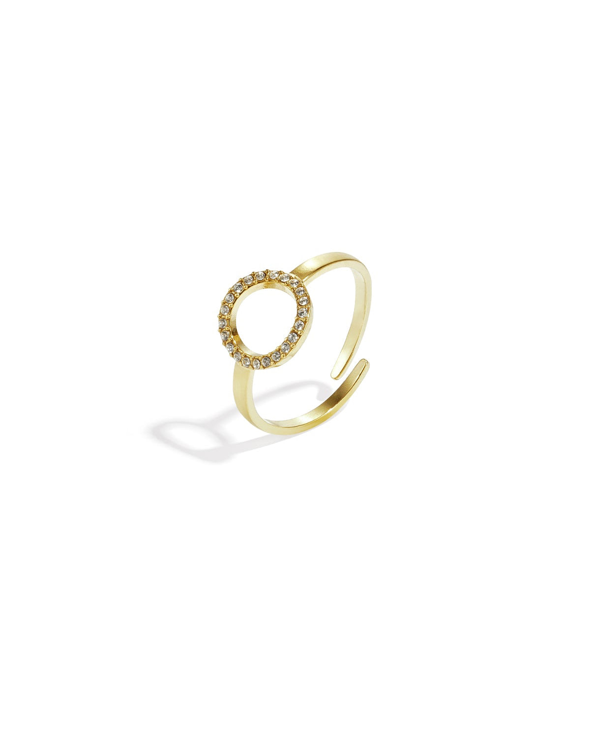 Loreen Circle Ring - Goud