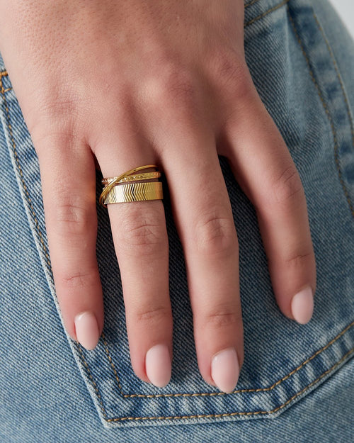 Aisha Ring - Zilver