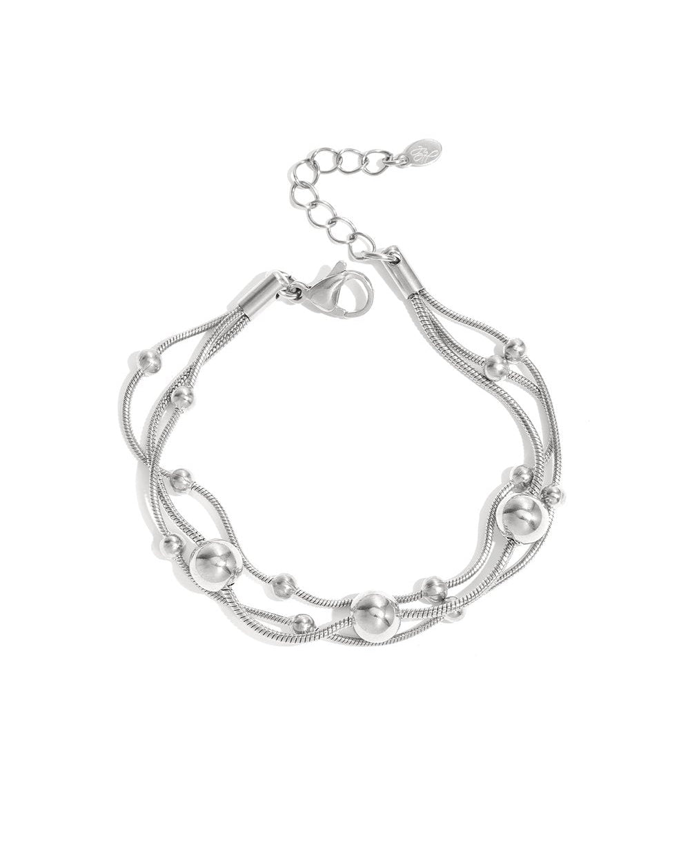 Polka Dot Armband - Zilver