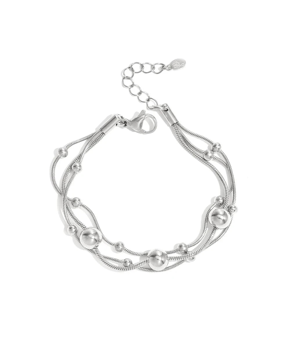 Polka Dot Armband - Zilver