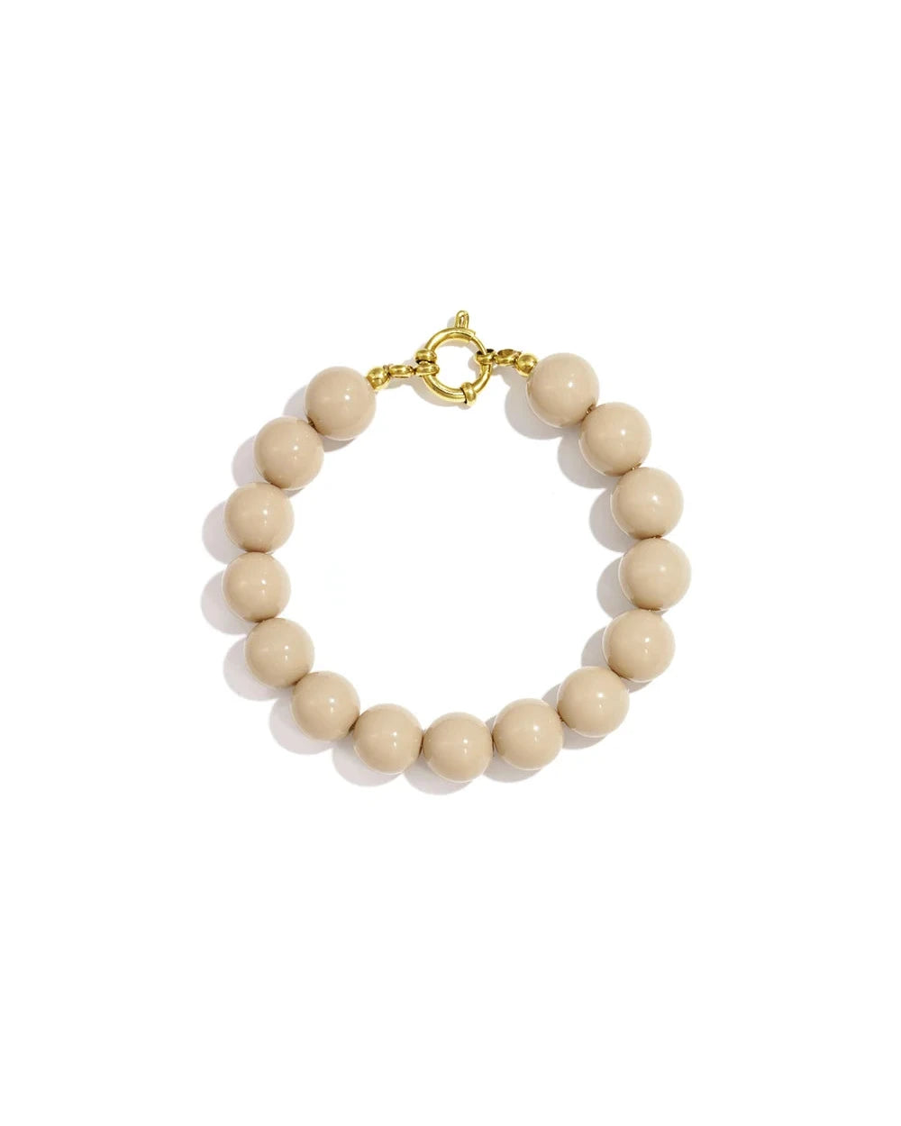 Lisa Armband Kralen - Taupe