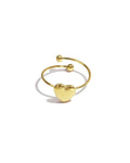Kiki Heart Ring Verstelbaar - Goud