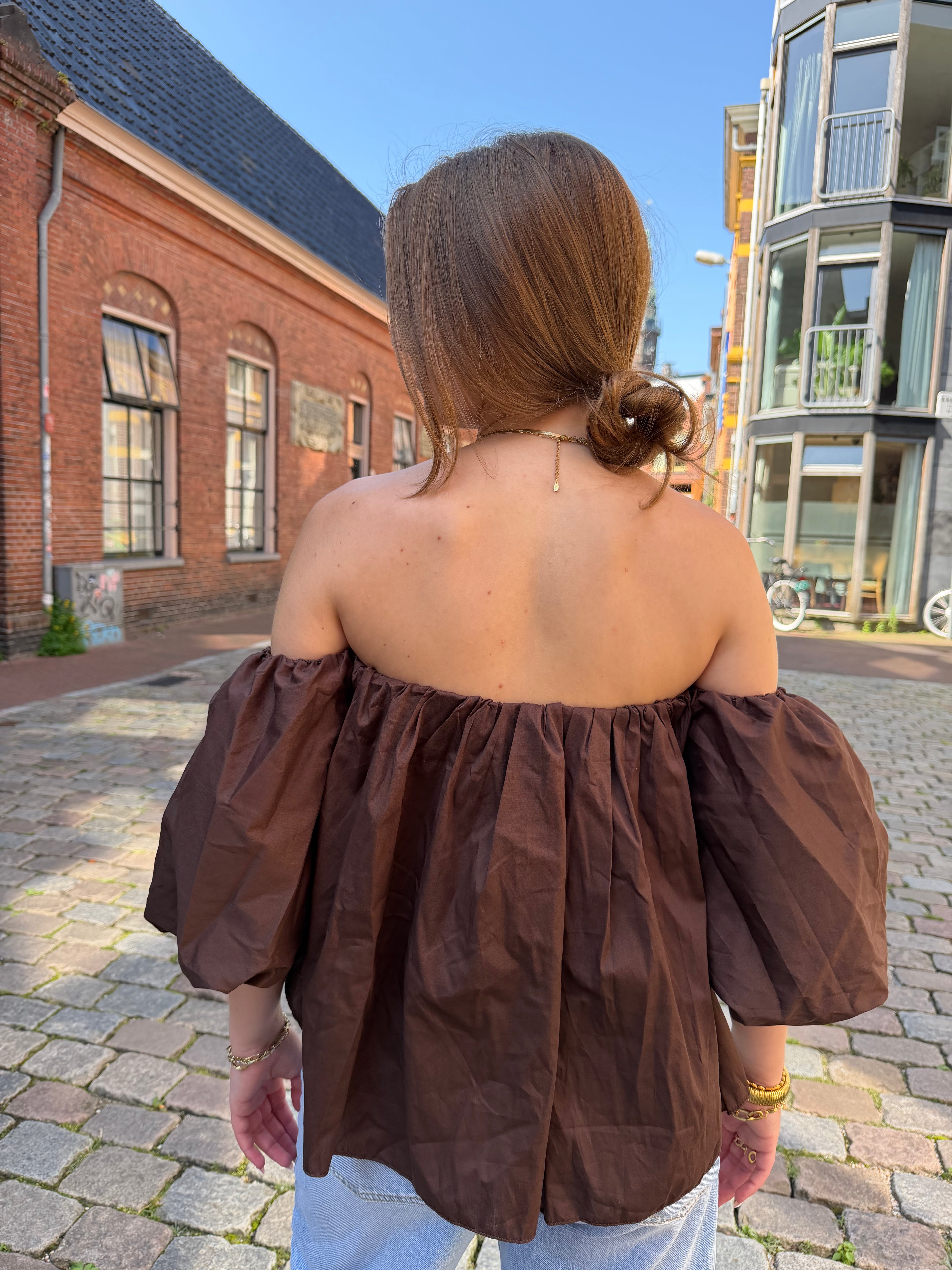 Off Shoulder Top - Bruin