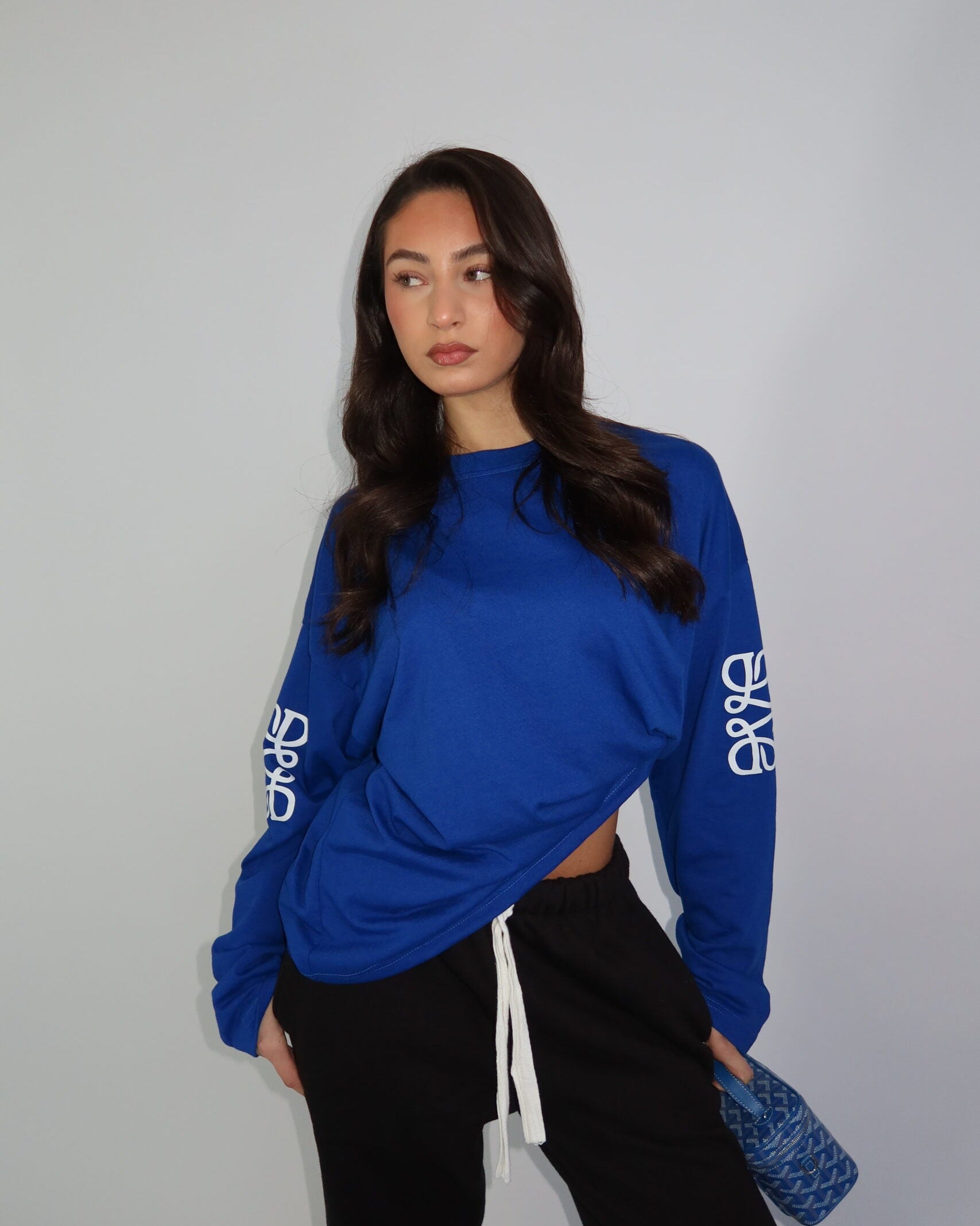 The Monogram Longsleeve - Blauw