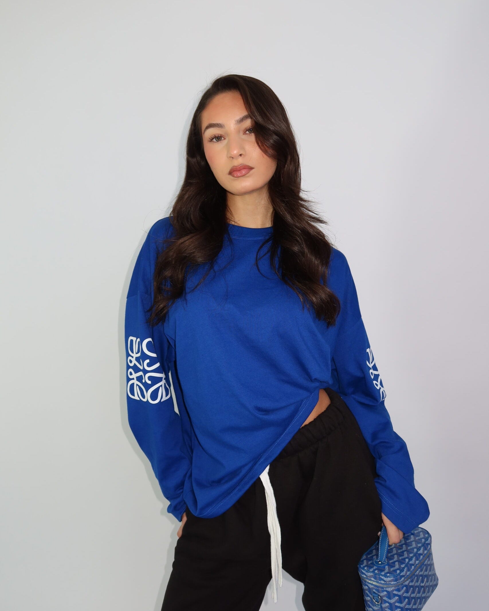 The Monogram Longsleeve - Blauw