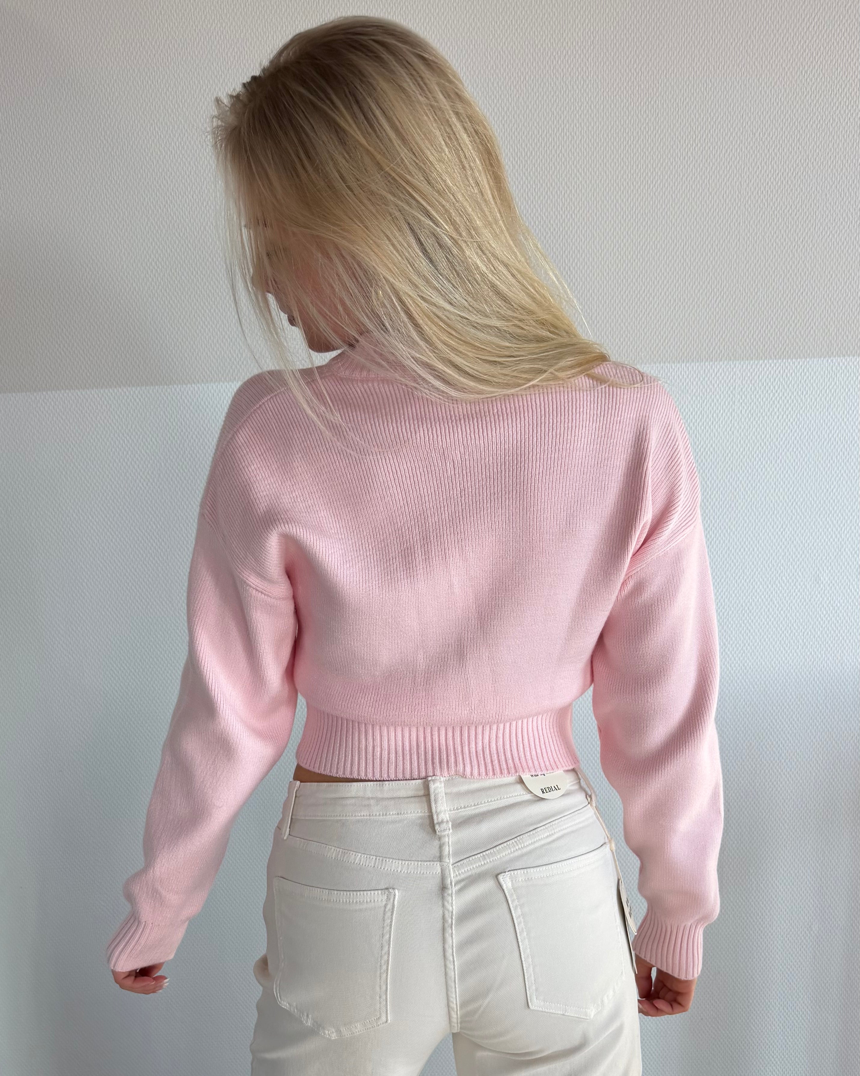 Anouk Zipper Cardigan - Bordeaux