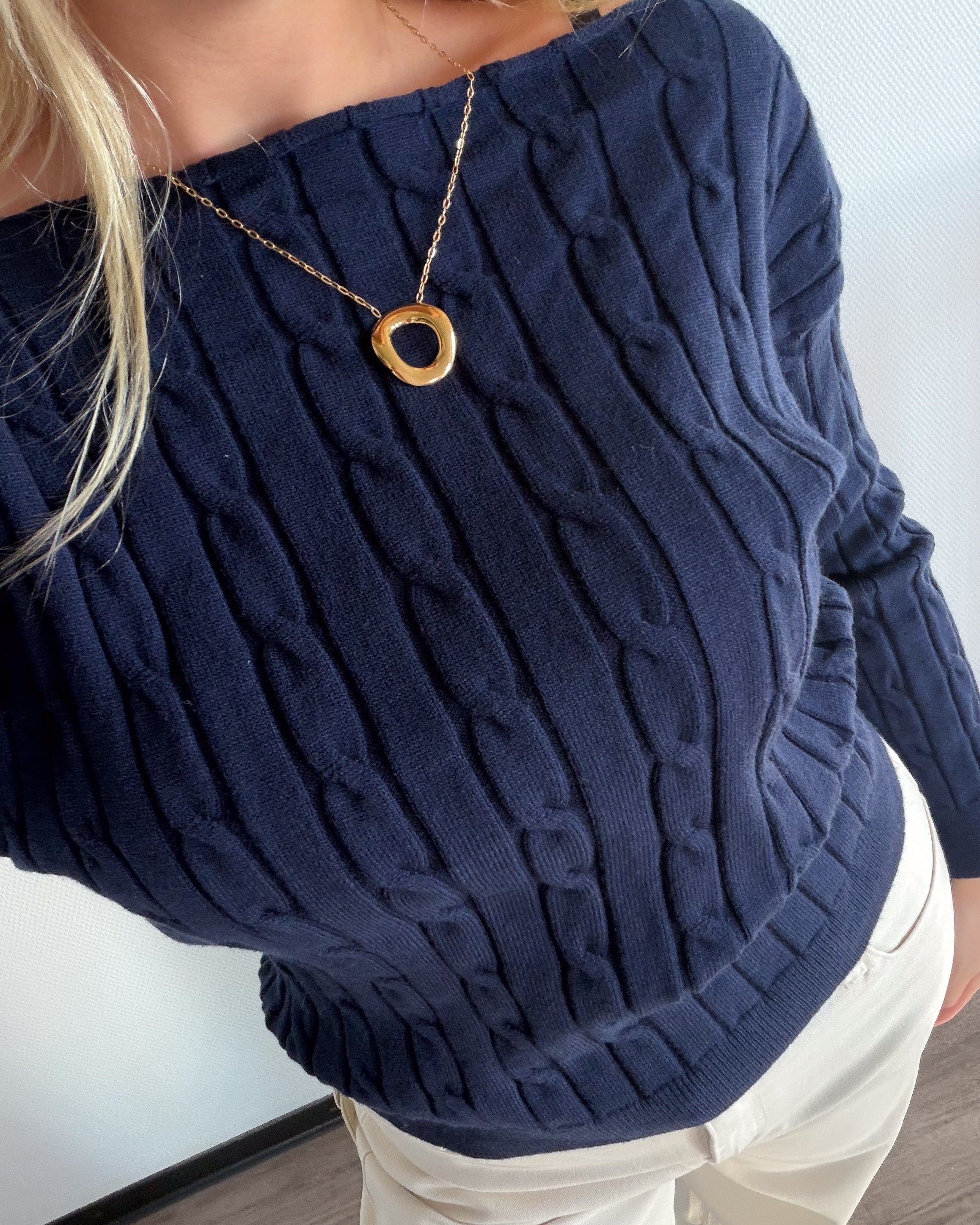 Lieve Sweater - Navy