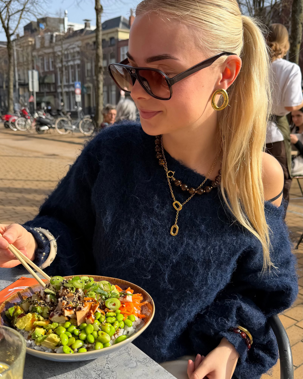 Sally Sweater - Blauw