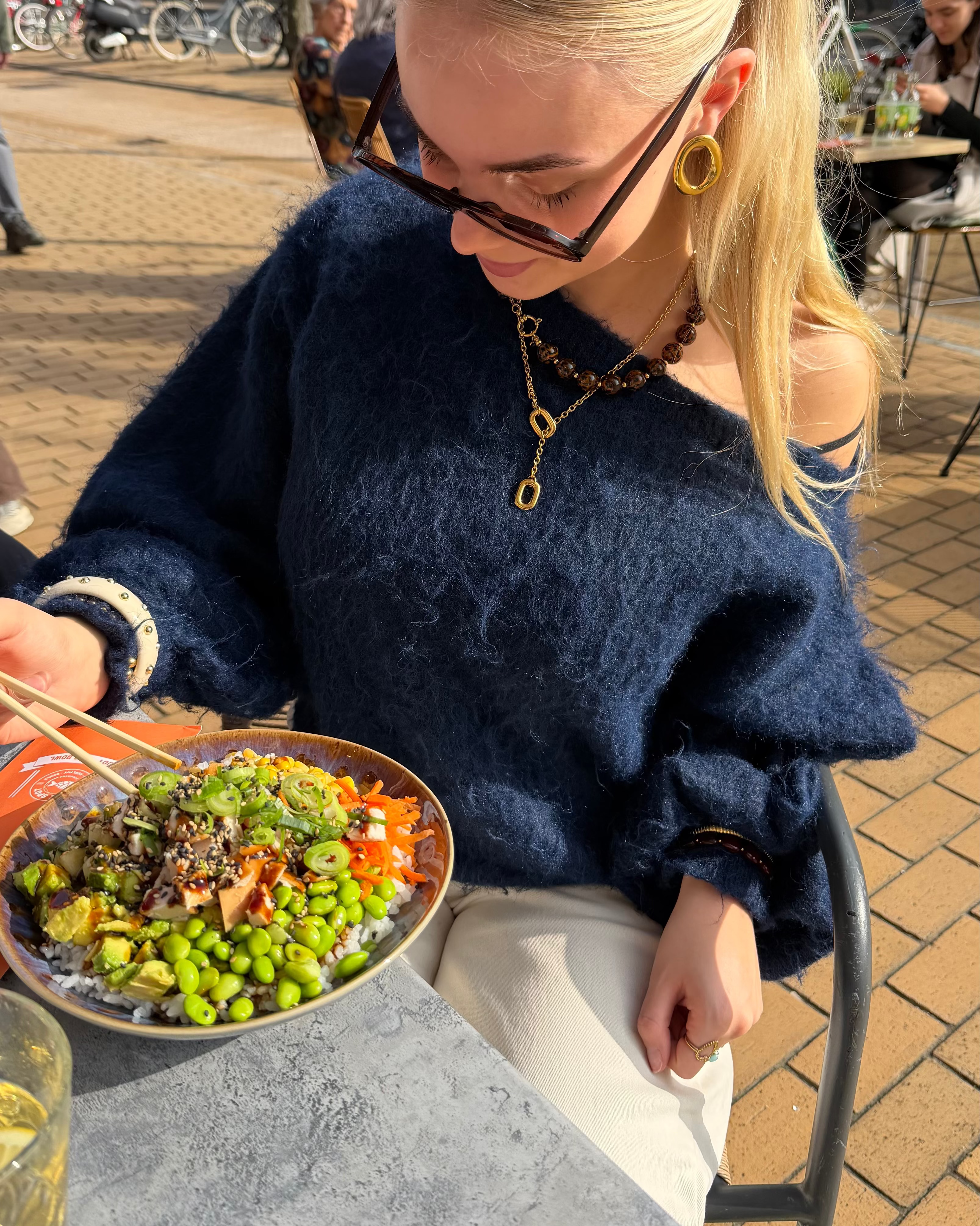 Sally Sweater - Blauw