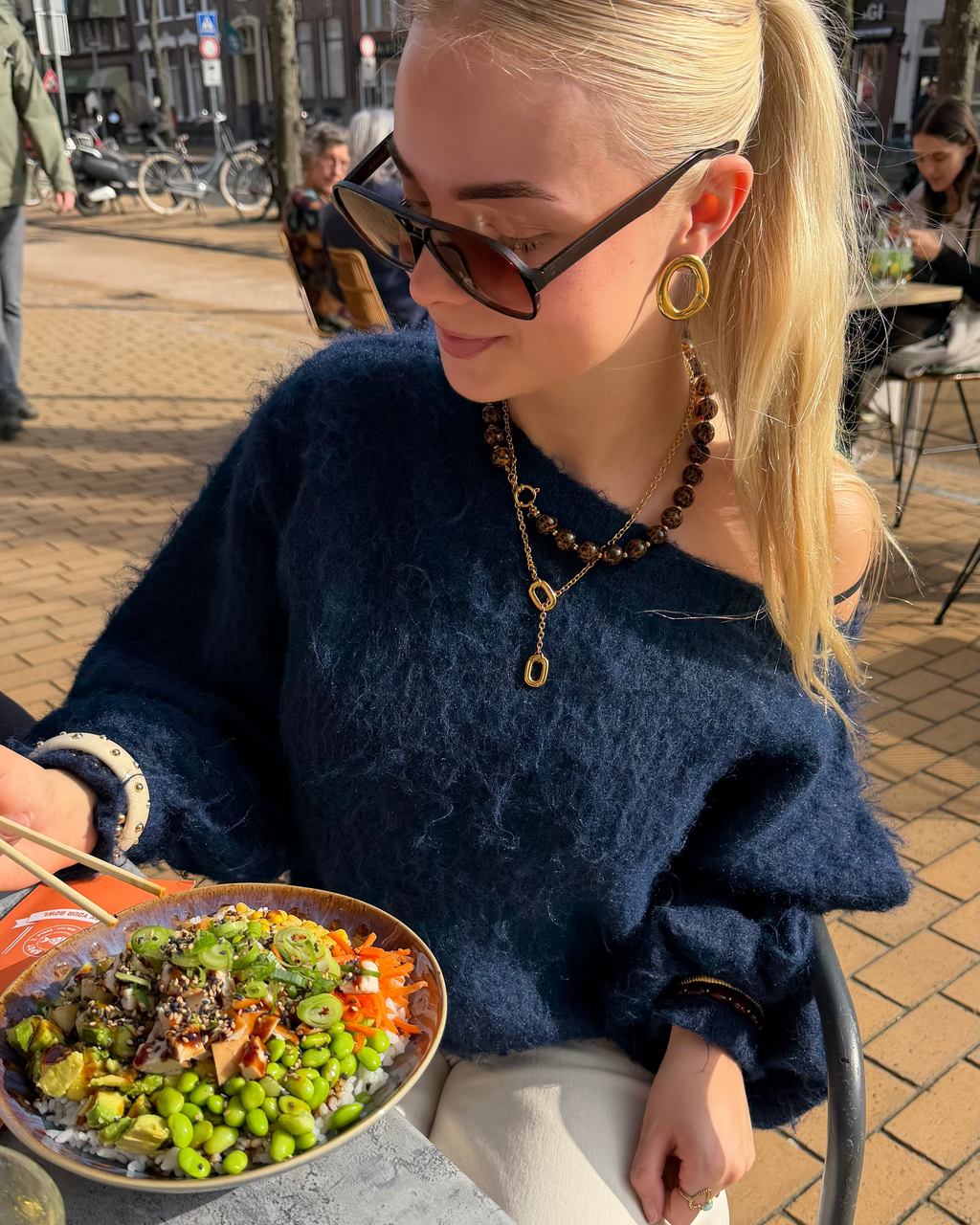 Sally Sweater - Blauw