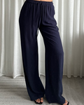 Linnen Broek - Navy (TALL)