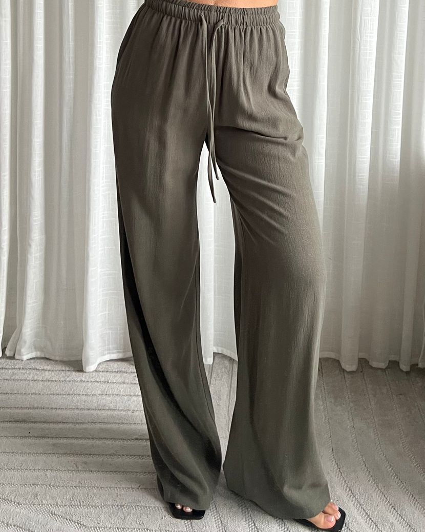 Linnen Broek - Khaki