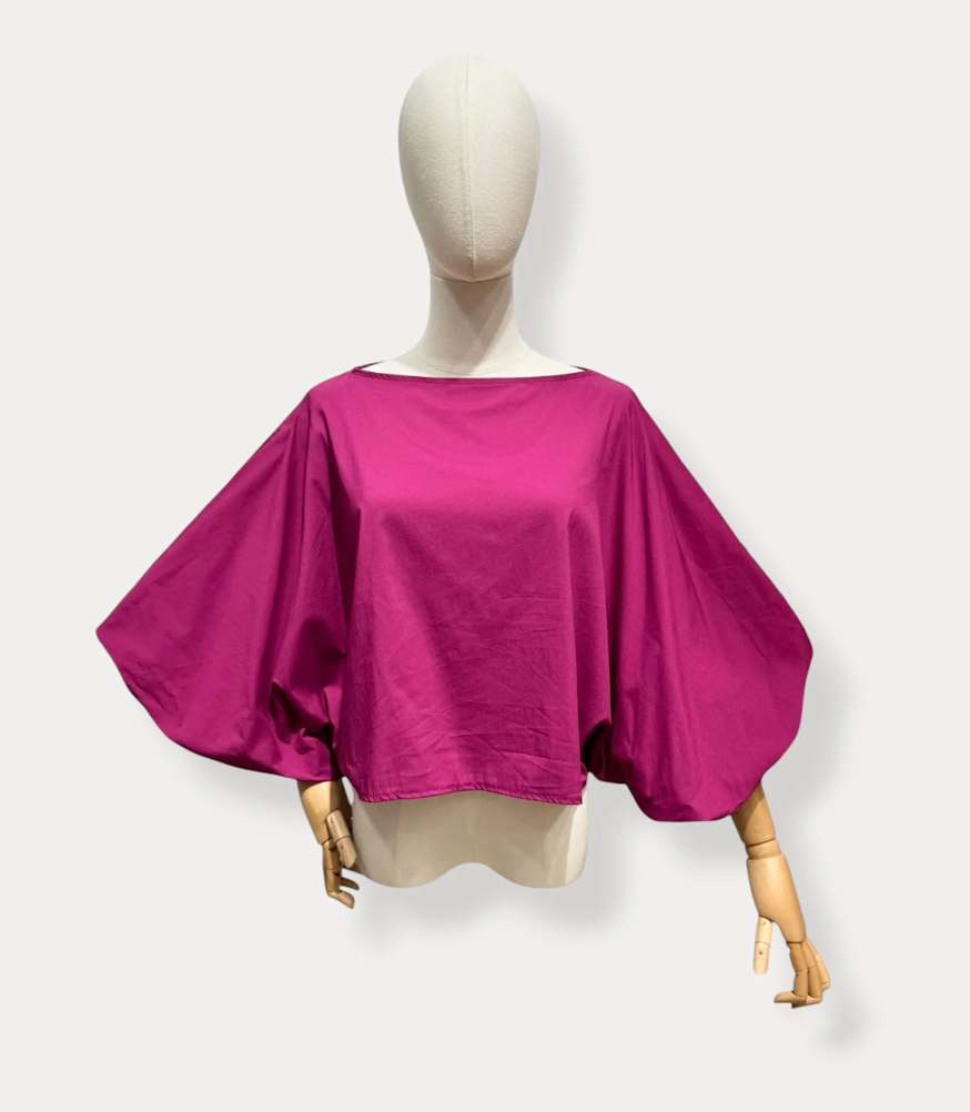 PRE-ORDER Pip Blouse Fuchsia