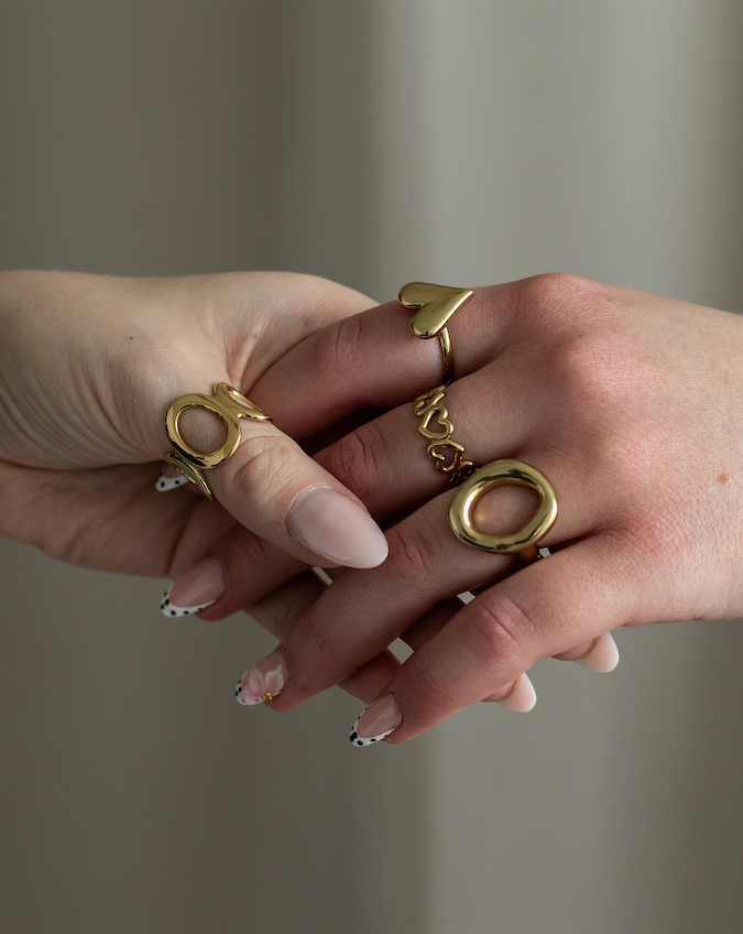Laura Circle Ring - Goud