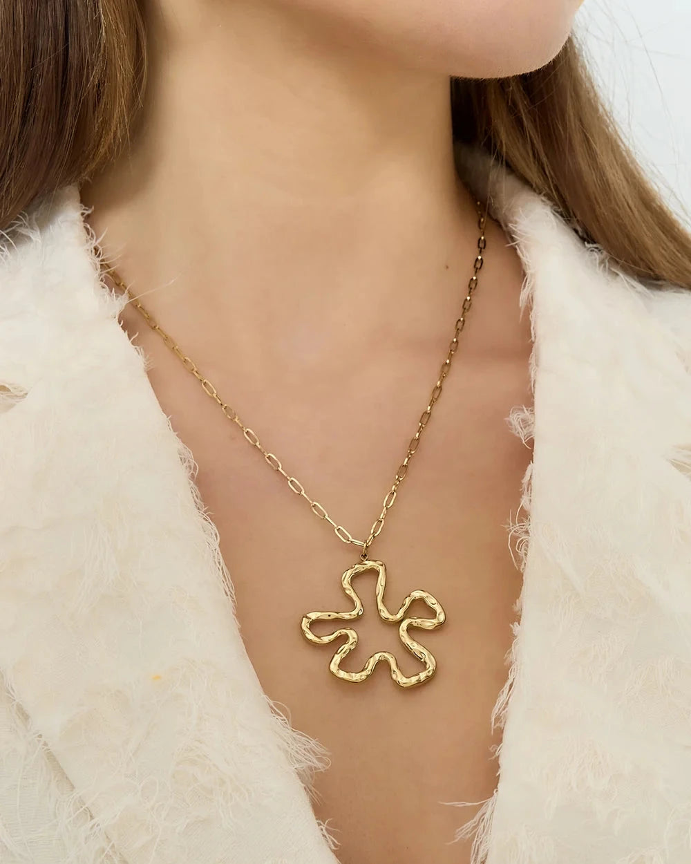 Flora Ketting - Goud